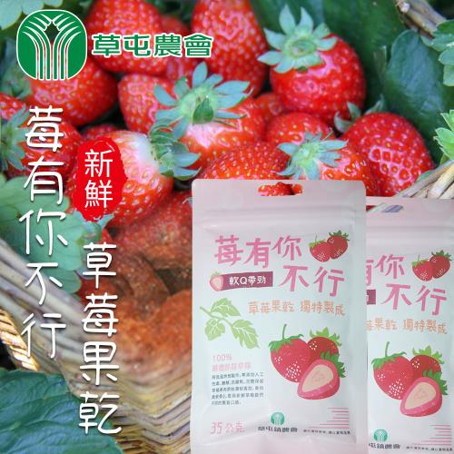 草屯農會  莓有你不行-草莓果乾-35g-包 (2包組)