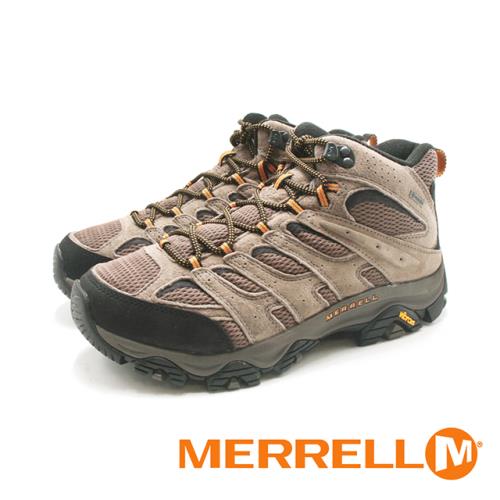 MERRELL(男)MOAB 3 MID GORE-TEX防水登山中筒鞋 男鞋-寬楦棕