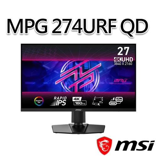 msi微星 MPG 274URF QD 27吋 電競螢幕