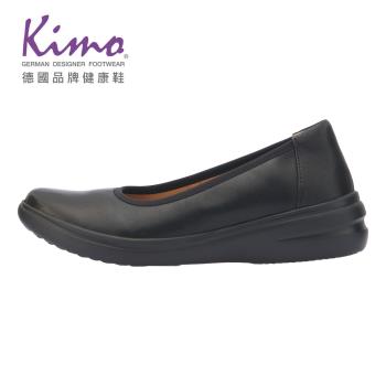 Kimo羊皮舒適彈力休閒娃娃鞋 女鞋 (黑KBASF071413)