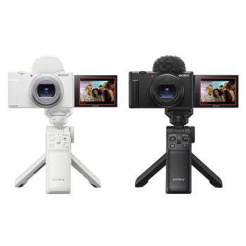 SONY Digital Camera ZV-1 II Vlog 手持握把組合 公司貨 送128G+專用鋰電池BX-1X2+充電器+防潮箱+吹球清潔組