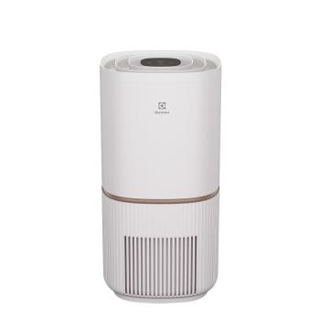 Electrolux 伊萊克斯 EP53-48SWA 空氣清淨機，搭載 HEPA 濾網與活性碳濾網，有效過濾 PM2.5 與異味，適用 16 坪空間。機身尺寸 H561×W282×D282 mm，重量 5.8 kg，電源 110V~60Hz，消耗電功率 40W，第一級能源效率，保固 2 年，中國製造，BSMI 許可 R33428，適閤家庭使用，提升空氣品質。