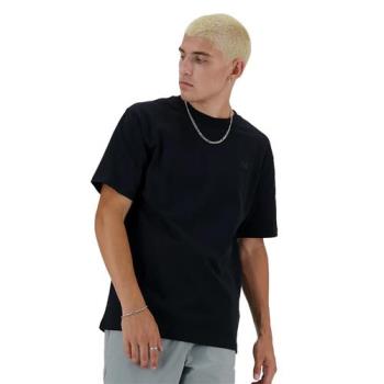 New Balance 短袖上衣 男裝 素面 美版 黑【運動世界】MT41533BK