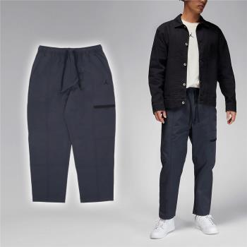 Nike 長褲 Jordan Essential Pants 男款 黑 梭織 抽繩 褲子 FN4540-010