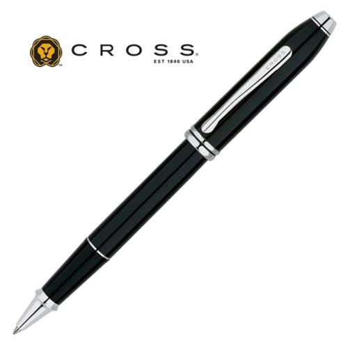 Cross 濤聲系列黑琺瑯白夾大班筆