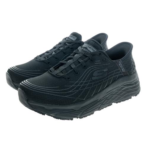 SKECHERS 女鞋 工作鞋系列 瞬穿舒適科技 MAX CUSHIONING ELITE SR 寬楦款 (108172WBLK)