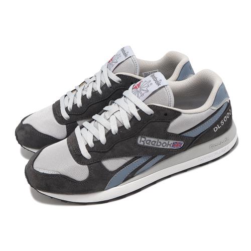 Reebok 休閒鞋 DL5000 男鞋 灰 藍 緩衝 低筒 拼接 運動鞋 100075208