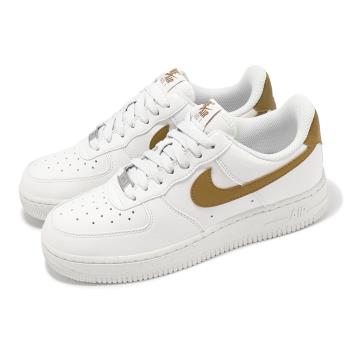 Nike 休閒鞋 Wmns Air Force 1 07 NN 女鞋 男鞋 白 棕 皮革 AF1 運動鞋 DV3808-101