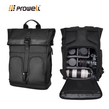 【Prowell】一機多鏡多功能相機後揹包 相機保護包 專業攝影揹包 單眼相機後揹包 WIN-23233 贈送防雨罩