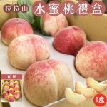 拉拉山水蜜桃10顆裝禮盒x1盒