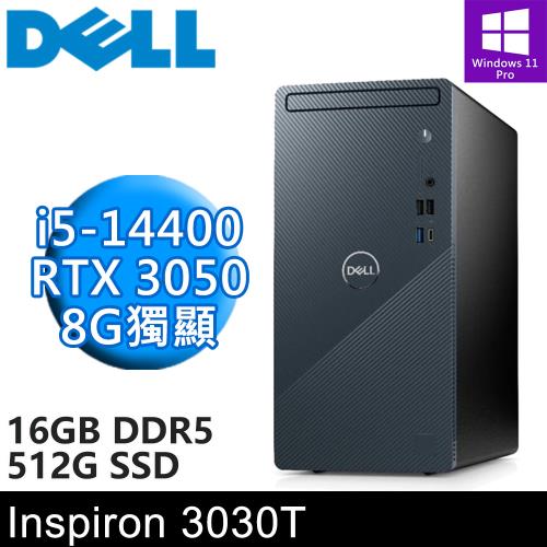 DELL Inspiron 3030T-P1508BTW-SP4(i5-14400/16G DDR5/512G/RTX 3050 8GB/W11P)