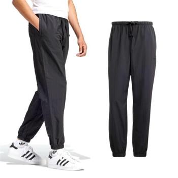 Adidas Premium Essentials 男款 黑色 運動 休閒 寬鬆 柔軟 舒適 長褲 IS1796