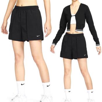 Nike AS W NSW ESSNTL MR 5IN WVN SHR 女 黑 運動 短褲 FV6623-010