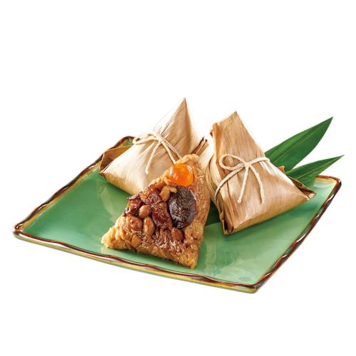現+預[呷七碗X小王煮瓜] 黑金蛋黃控肉粽5粒(含運)