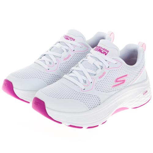 SKECHERS 女鞋 慢跑系列 GO RUN MAX CUSHIONING ARCH FIT 寬楦款 (128928WWPK)