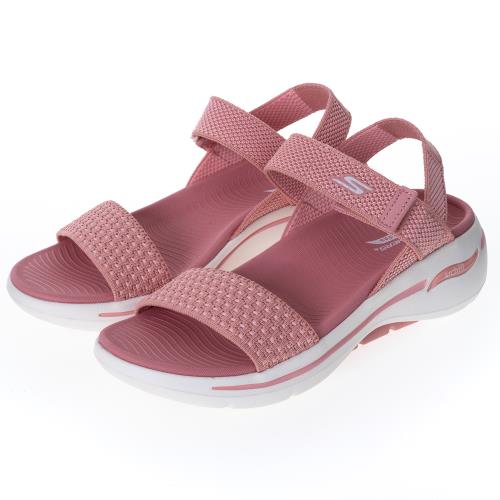 SKECHERS 女鞋 健走系列涼拖鞋 GO WALK ARCH FIT SANDAL (140264ROS)