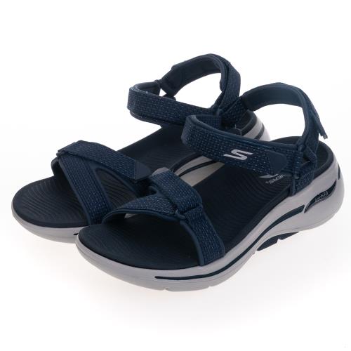 SKECHERS 女鞋 健走系列涼拖鞋 GO WALK ARCH FIT SANDAL 寬楦 (140251WNVY)