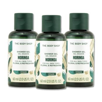 【THE BODY SHOP 美體小舖】辣木籽更新沐浴膠 60ML x 3