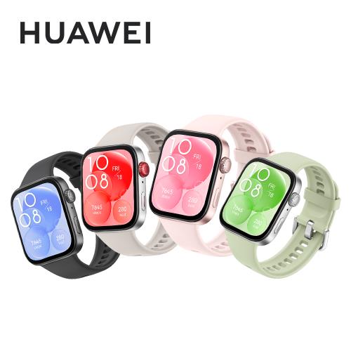 (贈5禮)HUAWEI Watch Fit 3 1.82吋智慧手環 氟橡膠錶帶款