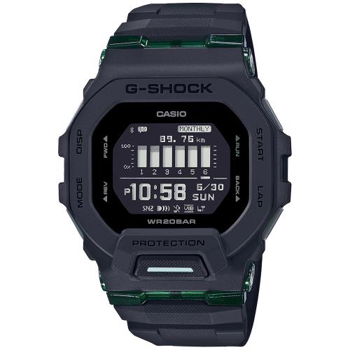 CASIO G-SHOCK 街頭風格智慧藍芽訓練運動錶/GBD-200UU-1