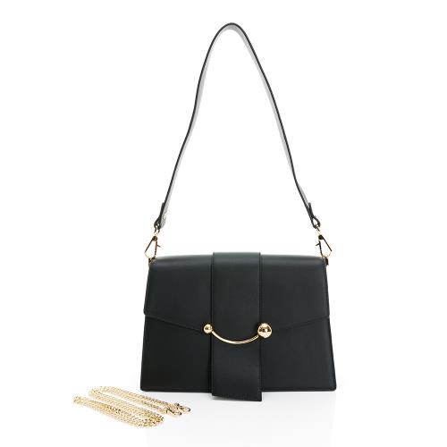 STRATHBERRY CRESCENT SHOULDER大型肩背包 (黑色)