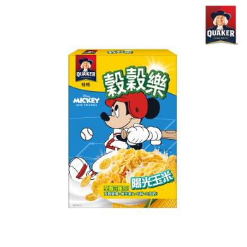 【QUAKER 桂格】穀穀樂原味玉米脆片170g-迪士尼限定版