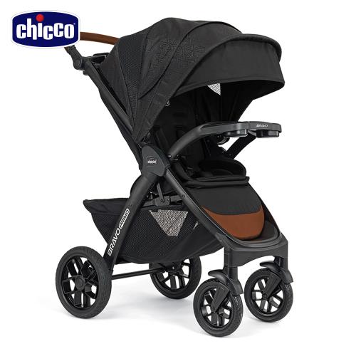  【好禮買就送】chicco-Bravo極致完美手推車領航版-飆風悍黑