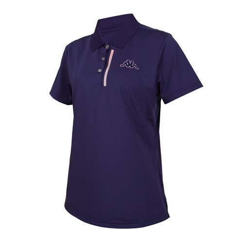 KAPPA 女吸濕排汗短袖POLO衫-上衣 慢跑 運動 速乾 休閒