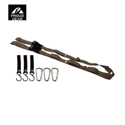 【DIONE森活】 露營置物掛繩 - 卡其 PGR117