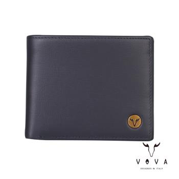 VOVA 沃汎 POSEIDON 波塞頓系列4卡零錢袋皮夾 -藍色 VA130W007NY