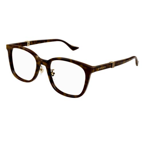 【Gucci】古馳 光學鏡框 GG1500OK 002 53mm 琥珀 橢圓形鏡框 膠框眼鏡 琥珀色/深棕框