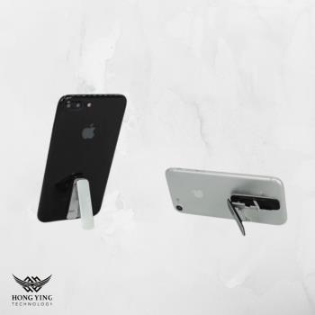 【鴻鷹科技】鋁合金隱藏式摺疊手機支架-超迷你兼具高質感~可重複使用