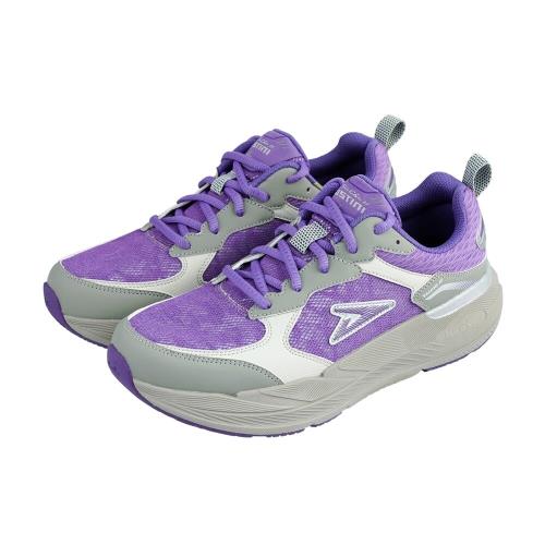 【Ustini】我挺你健康鞋 動靜極地鞋  排靜電X太極底-(女款 )UET2001PUG灰紫色- 寬楦適合拇指外翻足底