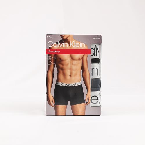 【Calvin Klein】3件組- 超細纖維男生內褲 男士內褲  男士純棉透氣內褲 男士透氣內褲 涼感內褲 平口褲 男