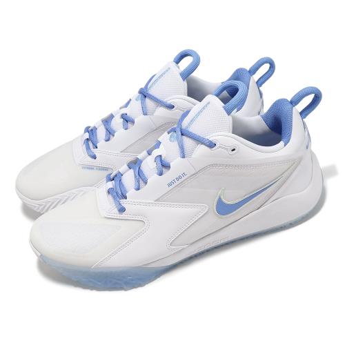 Nike 排球鞋 Air Zoom HyperAce 3 男鞋 女鞋 白 水藍 緩衝 室內運動 羽排鞋 運動鞋 FQ7074-103