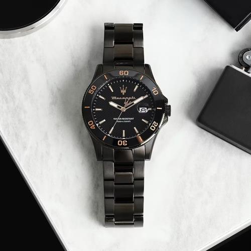 Maserati 瑪莎拉蒂 Competizione賽道競馳系列 R8853100035 MIYOTA 星辰機芯 夜光 石英 日期 腕錶 手錶