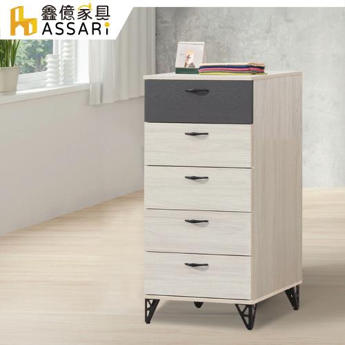 【ASSARI】白雲木五斗櫃(寬60x深40x高118cm)