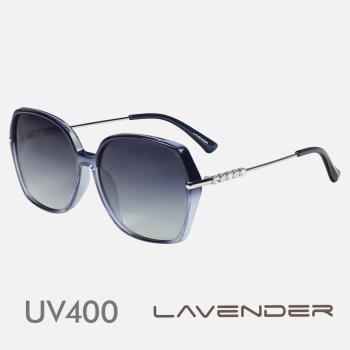 Lavender偏光片太陽眼鏡 韓系質感方鑽 清透藍 2419 C6