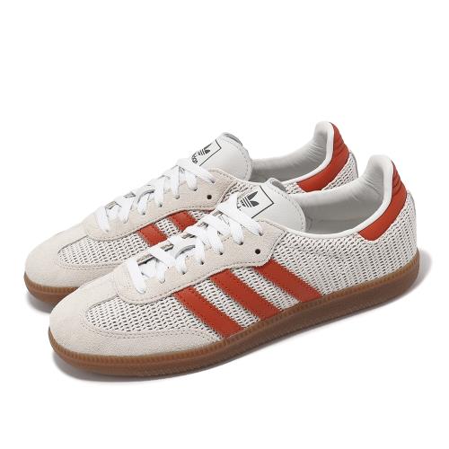 adidas 休閒鞋 Samba OG 男鞋 女鞋 白 紅 麂皮 德訓鞋 情侶鞋 愛迪達 IG1380