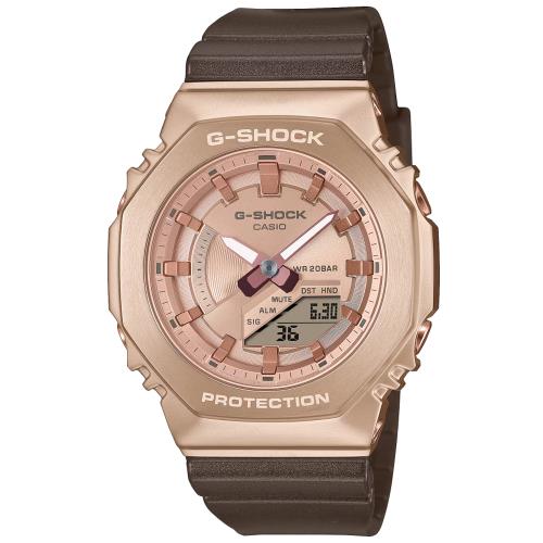 CASIO G-SHOCK  八角形錶殼 優雅雙顯腕錶 GM-S2100CB-5A