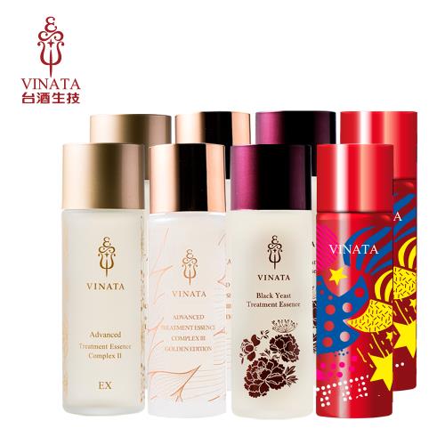 【 台酒生技】酒粕青春露天后重磅組(EX升級版2+黑酵母2+金裝2+風華2)