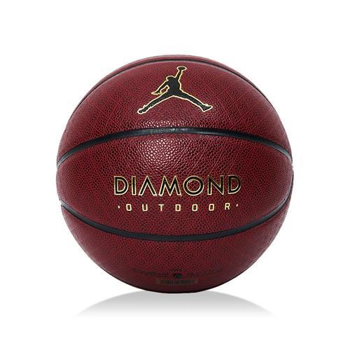 Nike Jordan Diamond Outdoor 8p 7號球 深酒紅黑金 喬丹籃球 J100825289-107