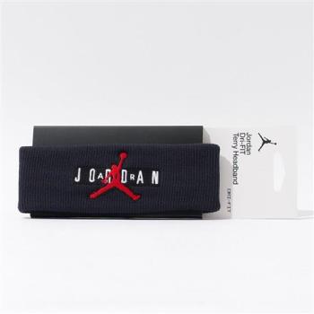 Nike JORDAN JUMPMAN TERRY 黑色 吸汗 毛巾布材質 運動 頭帶 J100758006-3OS