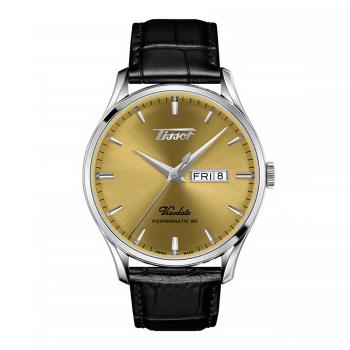 Tissot 天梭 Heritage Visodate維索達特遺產系列 T1184301602100 瑞士 日期顯示 鏤空錶蓋 機械 腕錶
