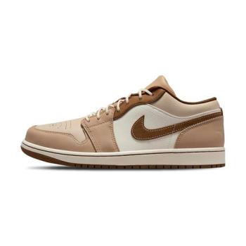 Nike Air Jordan 1 男 咖啡 AJ1 牛奶糖雕花 皮革 喬丹 運動 雕花 休閒鞋 HF5753-221