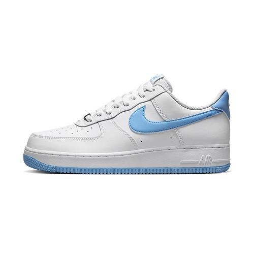 Nike Air Force 1 Low 07 男 藍白 AF1 休閒 運動 經典 休閒鞋 FQ4296-100