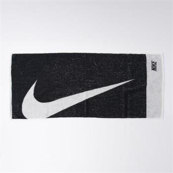 Nike JACQUARD 運動⽑⼱ 黑白色 跑步 瑜珈 健身 運動 毛巾 N100153918-9MD