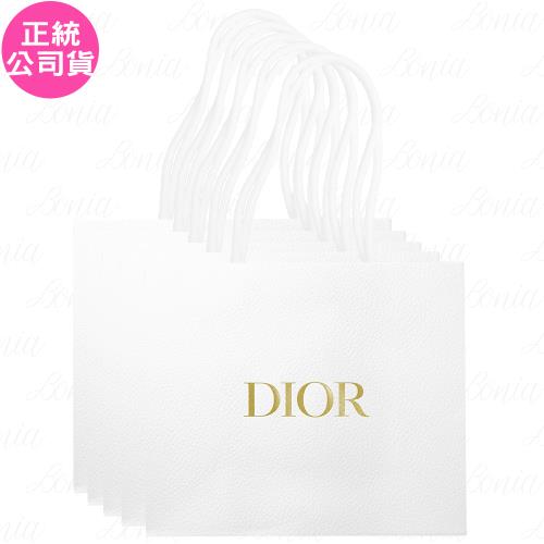 Dior迪奧 荔枝紋紙袋*5(公司貨)
