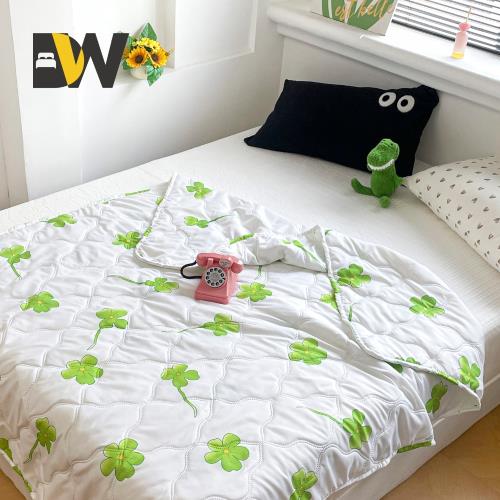 夢之語 高週波 柔舒棉涼被 (幸運四葉)150x200cm 涼感被/空調被/四季被