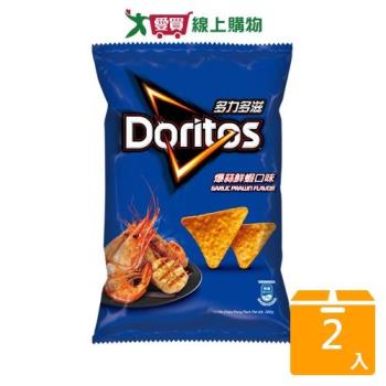 多力多滋爆蒜鮮蝦 102G【兩入組】【愛買】